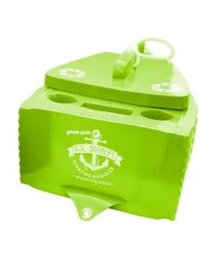 TRC Recreation Water Resistant Floating Super Soft Goodlife Drink Beverage Kooler Cooler for Water Adventures and Activities, Fierce Green