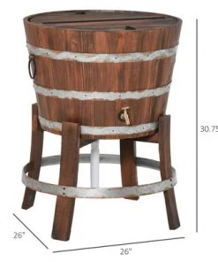 Outsunny 13 Gallons Retro Style Wooden Cooler Ice Bucket with Support Frame Foldable Flip Cover and Drain Faucet 10 Outsunny 13 Gallons Retro Style Wooden Cooler Ice Bucket with Support Frame Foldable Flip Cover and Drain Faucet -Deals Coolers Store unnamed file 1054