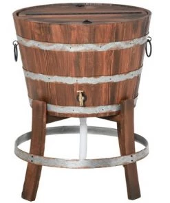 Outsunny 13 Gallons Retro Style Wooden Cooler Ice Bucket with Support Frame Foldable Flip Cover and Drain Faucet 12 Outsunny 13 Gallons Retro Style Wooden Cooler Ice Bucket with Support Frame Foldable Flip Cover and Drain Faucet -Deals Coolers Store unnamed file 1056
