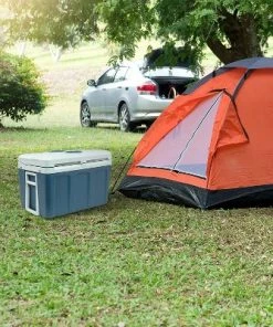 Ivation Electric Cooler & Warmer with Wheels & Handle |48 Quart (45 L) Portable Thermoelectric Fridge For vehicles & Trucks| 110V AC Home Power Cord & 12V Car Adapter for Camping, Travel & Picnics -Deals Coolers Store unnamed file 1182