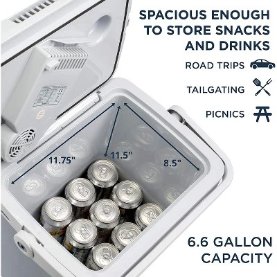 Ivation 25 Liter Portable Electric Cooler and Warmer - Great for Camping, Travel and Picnics 1 Ivation 25 Liter Portable Electric Cooler and Warmer - Great for Camping, Travel and Picnics