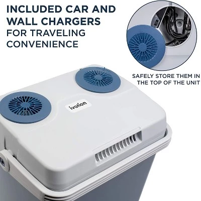 Ivation 25 Liter Portable Electric Cooler and Warmer - Great for Camping, Travel and Picnics 3 Ivation 25 Liter Portable Electric Cooler and Warmer - Great for Camping, Travel and Picnics - Image 3