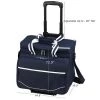 Picnic at Ascot Equipped Picnic Cooler with Service for 4 on Wheels