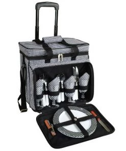 Picnic at Ascot Equipped Picnic Cooler with Service for 4 on Wheels -Deals Coolers Store unnamed file 1207