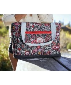 Vera Bradley + Coleman 19.75qt Soft Cooler Tote - Eden Paisley Gray -Deals Coolers Store unnamed file 1268