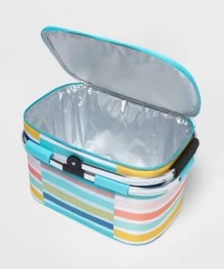 13.5qt Picnic Cooler Stripe - Sun Squad™
