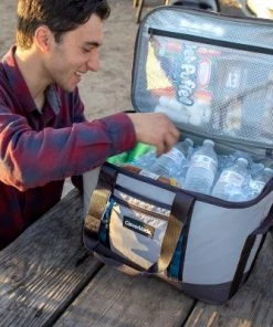 CleverMade Maverick Deluxe Soft Sided Leakproof 32qt Collapsible Cooler Bag Gray -Deals Coolers Store unnamed file 1561