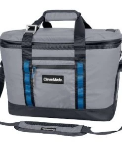 CleverMade Maverick Deluxe Soft Sided Leakproof 32qt Collapsible Cooler Bag Gray -Deals Coolers Store unnamed file 1562
