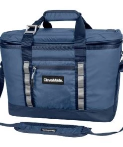 CleverMade Maverick Deluxe Soft Sided Leakproof 32qt Collapsible Cooler Bag Gray -Deals Coolers Store unnamed file 1563
