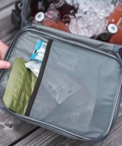 CleverMade Soft Sided 24qt Cooler with Shoulder Strap - Gray