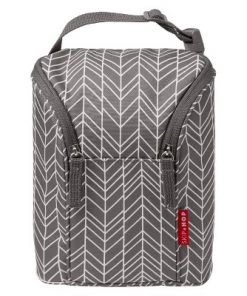 Skip Hop GRAB & GO Double Bottle Bag - 24qt Gray/white -Deals Coolers Store unnamed file 16