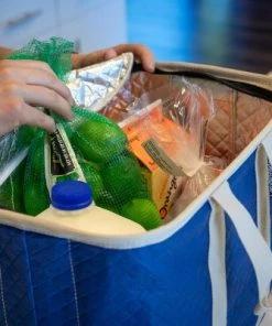 CleverMade SnapBasket Insulated Collapsible Grocery 32qt Shopping Bag Tote with Zippered Lid Navy/Cream - 3pk 6 CleverMade SnapBasket Insulated Collapsible Grocery 32qt Shopping Bag Tote with Zippered Lid Navy/Cream - 3pk -Deals Coolers Store unnamed file 1617