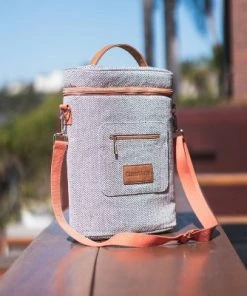 CleverMade Wine 8qt Cooler Tote - Herringbone