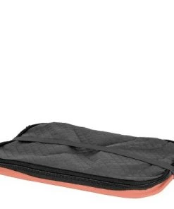 CleverMade SnapBasket Insulated Grocery 21.12qt Shopping Bag Tote with Zippered Lid Charcoal/Coral - 3pk