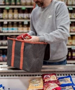 CleverMade SnapBasket Insulated Grocery 21.12qt Shopping Bag Tote with Zippered Lid Charcoal/Coral - 3pk 6 CleverMade SnapBasket Insulated Grocery 21.12qt Shopping Bag Tote with Zippered Lid Charcoal/Coral - 3pk -Deals Coolers Store unnamed file 1721