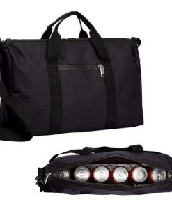 Okuna Outpost Insulated Golf Soft Cooler Bag, Adjustable Strap Tote for Drinks (4 x 9 x 15.5 in)