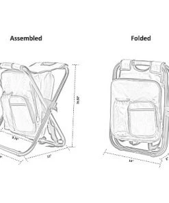 PLAYBERG Folding 3 in 1 Stool / Backpack / Cooler Bag -Deals Coolers Store unnamed file 173