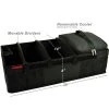 Picnic at Ascot - Ultimate Heavy Duty Trunk Organizer w/Cooler - No Slide Rigid Base - 70 LB Capacity - 30" wide x 14.75" deep X 9" high - Black