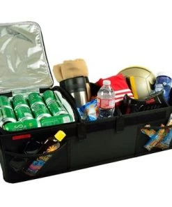 Picnic at Ascot - Ultimate Heavy Duty Trunk Organizer w/Cooler - No Slide Rigid Base - 70 LB Capacity - 30" wide x 14.75" deep X 9" high - Black -Deals Coolers Store unnamed file 1769