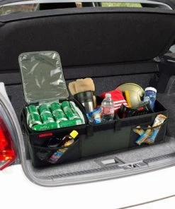 Picnic at Ascot - Ultimate Heavy Duty Trunk Organizer w/Cooler - No Slide Rigid Base - 70 LB Capacity - 30" wide x 14.75" deep X 9" high - Black -Deals Coolers Store unnamed file 1771