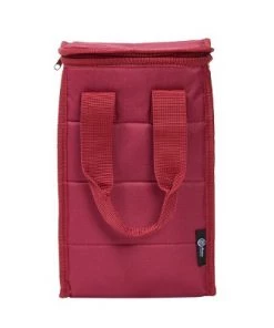 Okuna Outpost 2 Pack Wine Bags for Wine Bottles Insulated with Handles for 4 Bottles, Beach, Summer Supplies, Burgundy/ White, 12 x 7 x 7 in -Deals Coolers Store unnamed file 1783