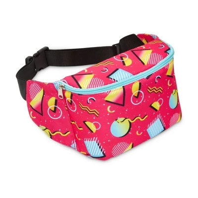 Zodaca Retro 90's Fanny Pack Cooler, Insulated Waist Bag with Adjustable Strap, 9 x 6 in 4 Zodaca Retro 90's Fanny Pack Cooler, Insulated Waist Bag with Adjustable Strap, 9 x 6 in - Image 4