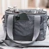 CleverMade Soft Sided 16qt Cooler with Shoulder Strap - Gray