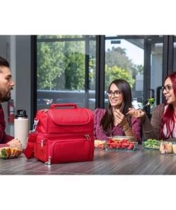 Picnic Time Pranzo 6qt Lunch Bag - Red -Deals Coolers Store unnamed file 1803