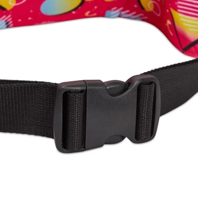 Zodaca Retro 90's Fanny Pack Cooler, Insulated Waist Bag with Adjustable Strap, 9 x 6 in 6 Zodaca Retro 90's Fanny Pack Cooler, Insulated Waist Bag with Adjustable Strap, 9 x 6 in - Image 6