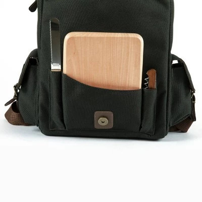 Picnic Time 10qt Wine Aficionado Travel Set Green 1 Picnic Time 10qt Wine Aficionado Travel Set Green