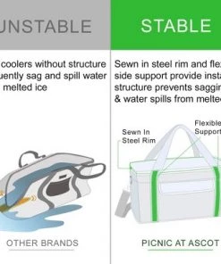 Picnic at Ascot Ultimate Day Cooler- Combines Best Qualities of Hard & Soft Collapsible Coolers -Deals Coolers Store unnamed file 1901