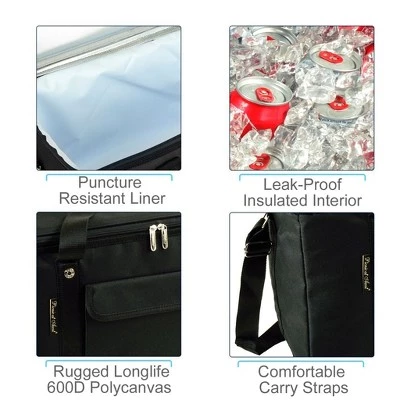 Picnic at Ascot Ultimate 24 - Quart Cooler- Combines Best Qualities of Hard & Soft Collapsible Coolers 2 Picnic at Ascot Ultimate 24 - Quart Cooler- Combines Best Qualities of Hard & Soft Collapsible Coolers - Image 2