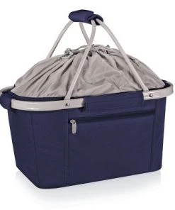 Picnic Time Metro Basket Collapsible 27qt Cooler Tote Pink