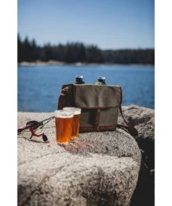 Picnic Time 7qt Double Growler Cooler Tote Green/Brown -Deals Coolers Store unnamed file 1967