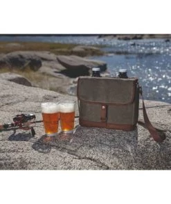 Picnic Time 7qt Double Growler Cooler Tote Green/Brown -Deals Coolers Store unnamed file 1969