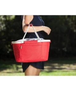Oniva Metro Basket 19.5qt Collapsible Cooler Tote - Red