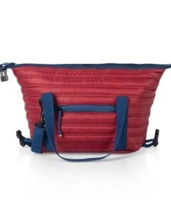 Oniva Midday Quilted Washable Insulated 6.3qt Lunch Bag - Red