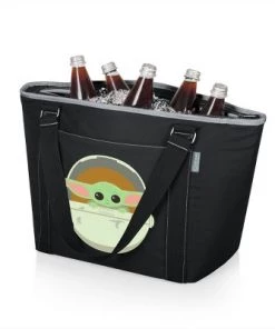 Picnic Time Star Wars: The Mandalorian The Child Topanga 63qt Tote Cooler Bag - Black