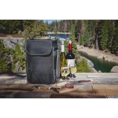 Picnic Time 10qt Duet Wine Cooler Black/Gray 2 Picnic Time 10qt Duet Wine Cooler Black/Gray - Image 2