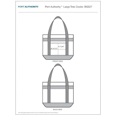 Port Authority Large Tote Cooler 6 Port Authority Large Tote Cooler - Image 6