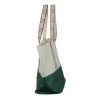 Northlight 17" Green and Beige Insulated Cooler Tote with Flamingo Straps