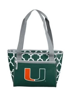 NCAA Miami Hurricanes 16-Can Cooler Tote - 4qt
