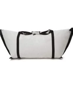 Reliable Fishing Products 20 Inch Tall x 48 Inch Long UV-Resistant Insulated Cooler Kill Bag for Fresh Catches with Drain Plug, White