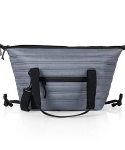 Oniva Midday Quilted Washable Insulated 6.3qt Lunch Bag - Gray