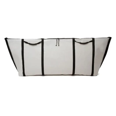 Reliable Fishing Products 30 Inch Tall x 72 Inch Long UV-Resistant Insulated Cooler Kill Bag for Fresh Catches with Drain Plug, White 2 Reliable Fishing Products 30 Inch Tall x 72 Inch Long UV-Resistant Insulated Cooler Kill Bag for Fresh Catches with Drain Plug, White - Image 2