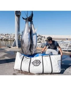 Reliable Fishing Products 30 Inch Tall x 90 Inch Long UV-Resistant Insulated Cooler Kill Bag for Fresh Catches with Drain Plug, White -Deals Coolers Store unnamed file 2235