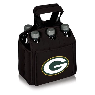 Picnic Time NFL Team Six Pack Beverage Carrier Black - 2.25qt San Francisco 49ers 4 Picnic Time NFL Team Six Pack Beverage Carrier Black - 2.25qt San Francisco 49ers - Image 4