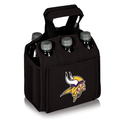 Picnic Time NFL Team Six Pack Beverage Carrier Black - 2.25qt San Francisco 49ers 8 Picnic Time NFL Team Six Pack Beverage Carrier Black - 2.25qt San Francisco 49ers - Image 8