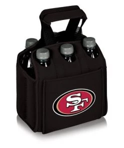 Picnic Time NFL Team Six Pack Beverage Carrier Black - 2.25qt San Francisco 49ers 28 Picnic Time NFL Team Six Pack Beverage Carrier Black - 2.25qt San Francisco 49ers -Deals Coolers Store unnamed file 2379