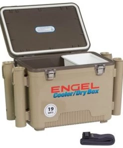 Engel 19 Quart Fishing Live Bait Dry Box Ice Cooler with Shoulder Strap -Deals Coolers Store unnamed file 589
